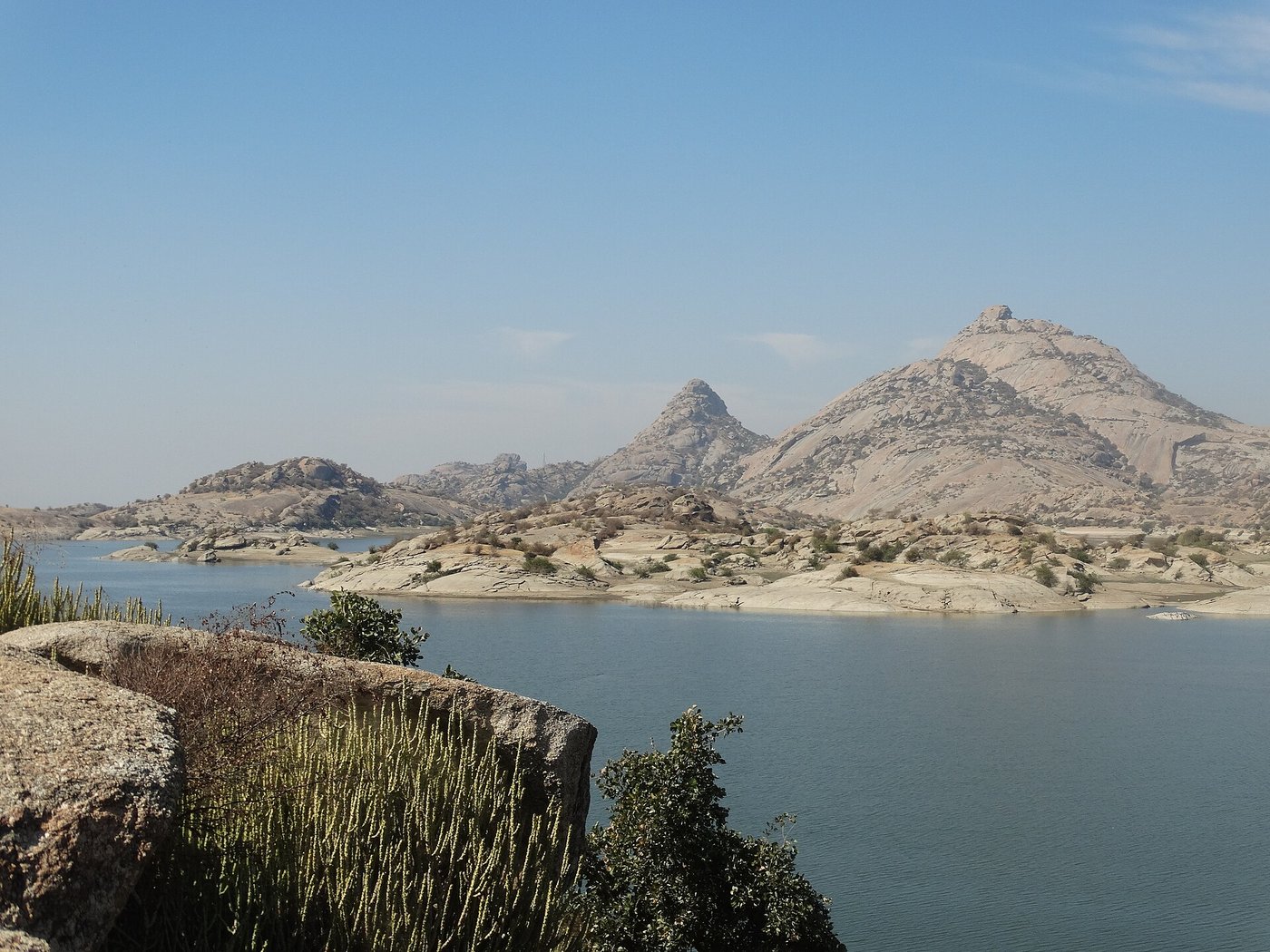 Panoramic granite terrain in Jawai, Rajasthan